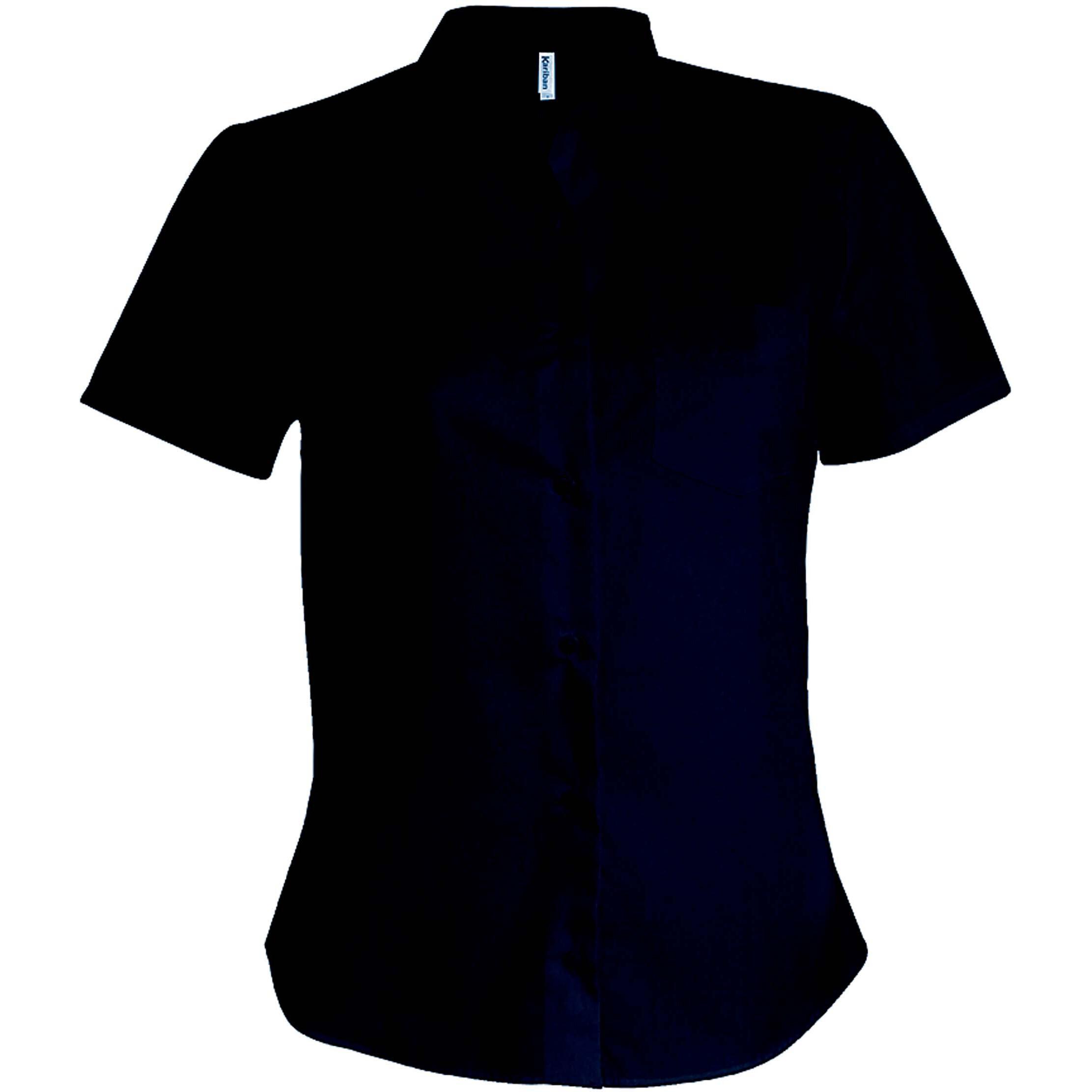 Kariban Camicia Donna Maniche Corte Popeline  