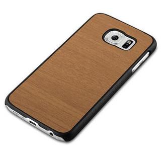 Cadorabo  Housse compatible avec Samsung Galaxy S6 - Hard Case Coque de protection en bois contre les rayures et les chocs 