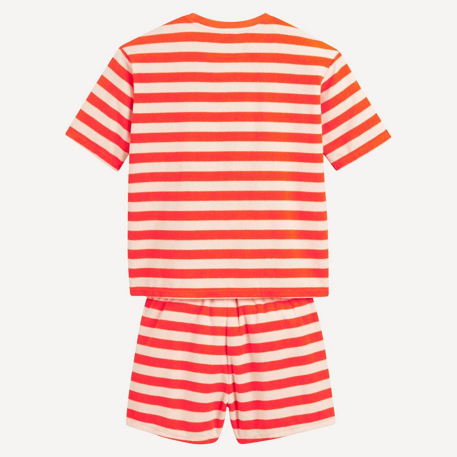La Redoute Collections  Gestreifter Kurzpyjama aus Frottee 