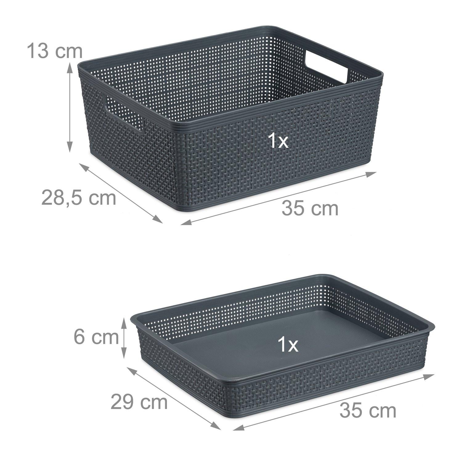 Northix Organizzatore per cassetti nel set da 10 pezzi  