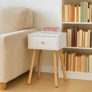 Northix Table de chevet avec tiroir  