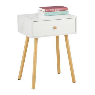 Northix Table de chevet avec tiroir  