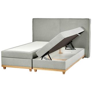 Beliani Letto boxspring en Poliestere Moderno DYNASTY  