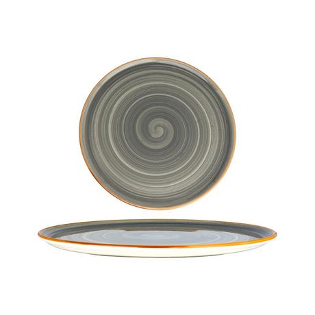 Bonna Assiette à Pizza - Aura Space -  Porcelaine - lot de 2  