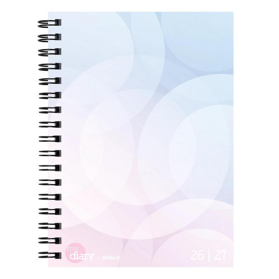 Biella Schüleragenda mydiary Wire-O 3½ Tage pro Seite, Pastel  
