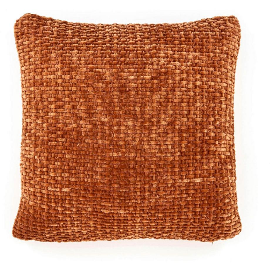 Coussin Hyde terracotta 50x50