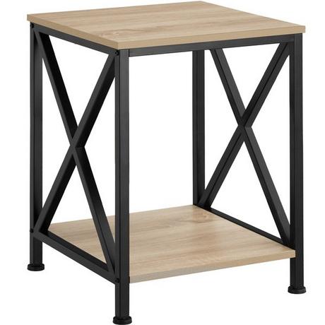 Tectake Table d’appoint CARLTON 40,5x40,5x52,5cm  