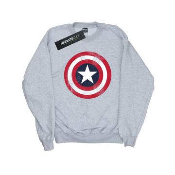 Captain America Distressed Shield Sweatshirt