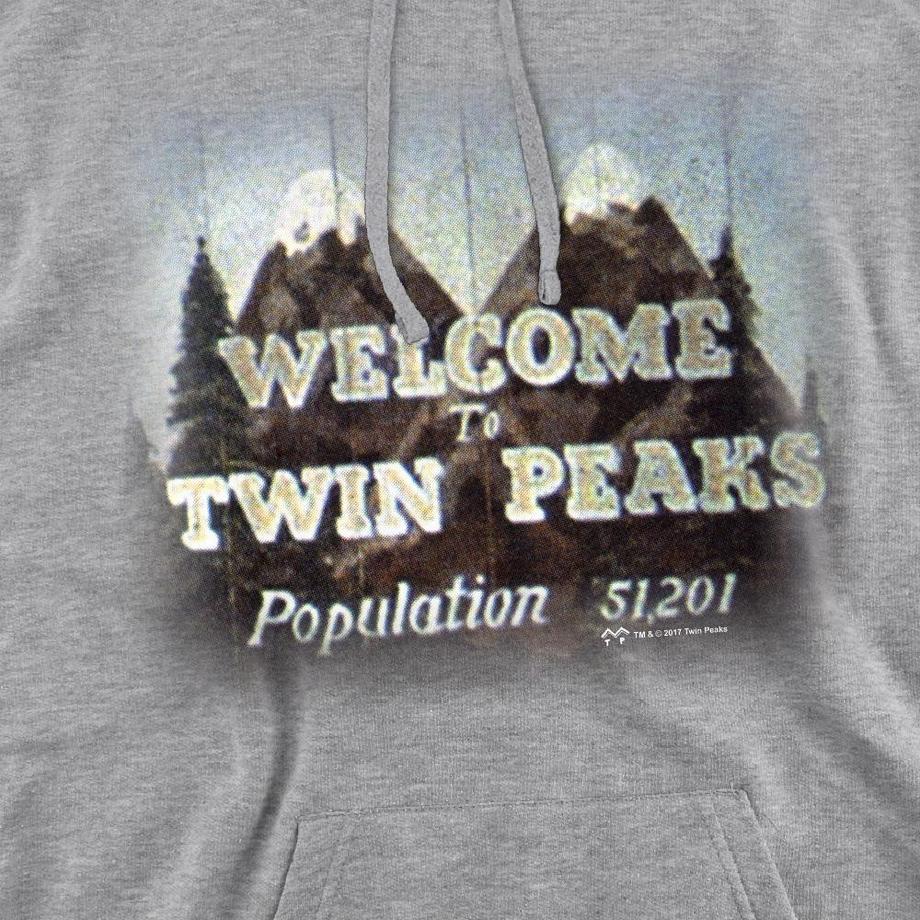 Twin Peaks Twin Peaks Welcome To Felpa con Cappuccio  