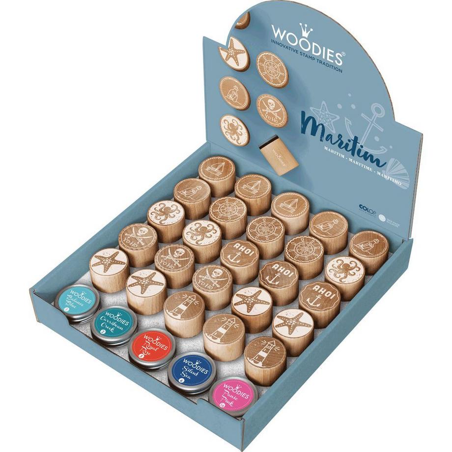 Woodies Holzstempel Set