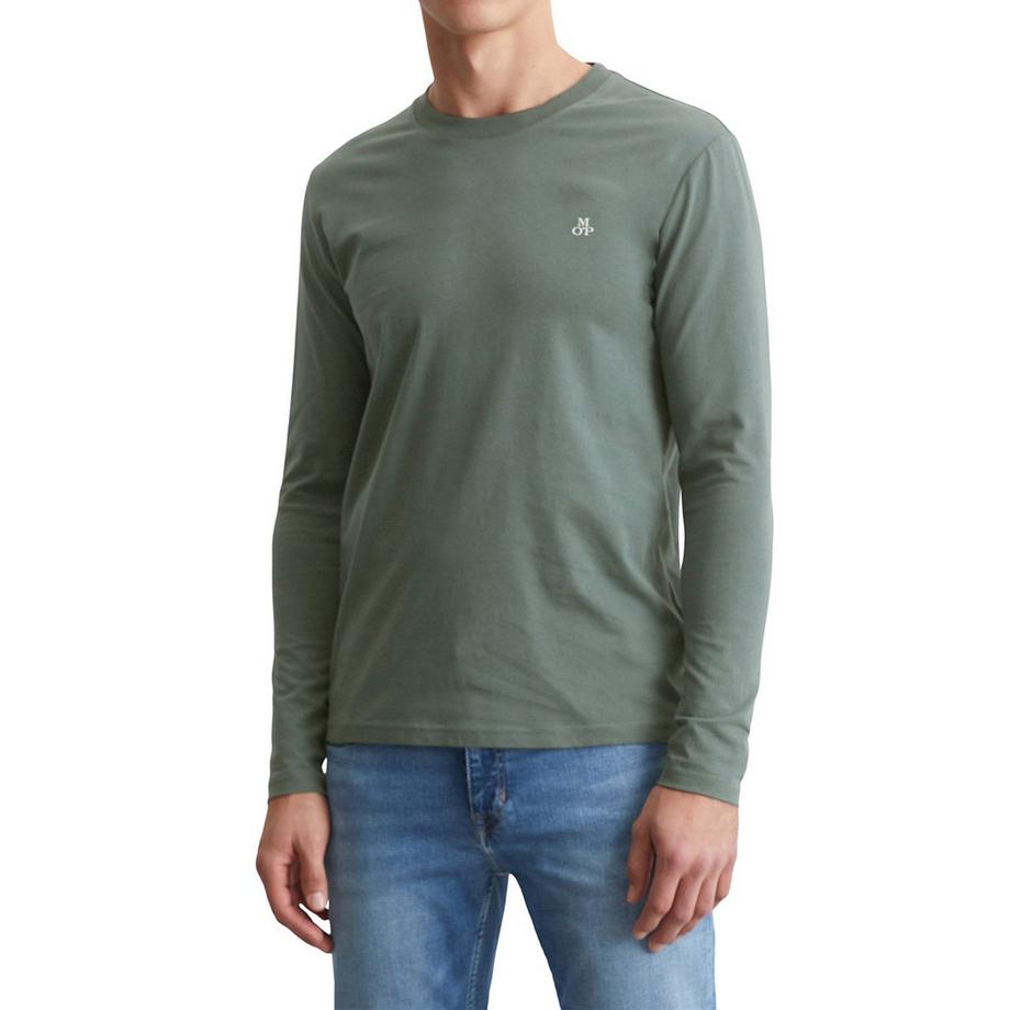 Marc O'Polo Longsleeve Figurbetont Small Logo  