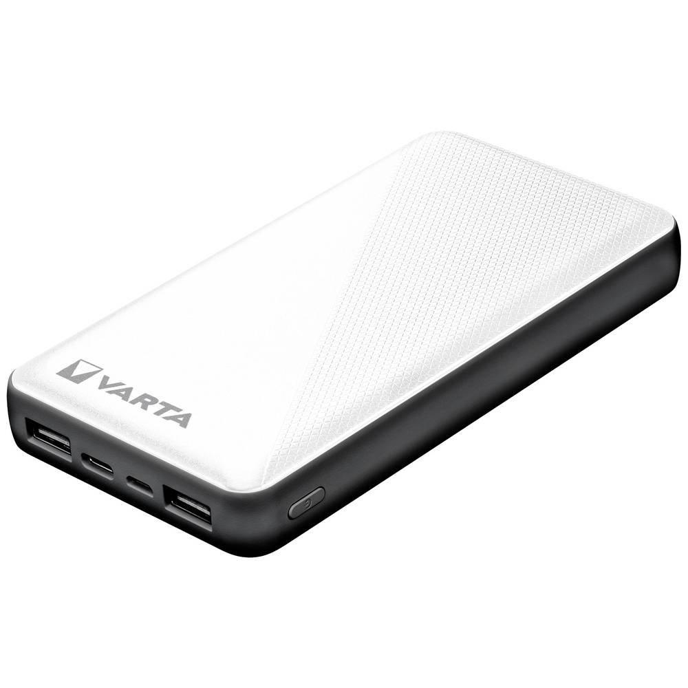 VARTA  Power Bank Energy 15000 Power bank 15000 mAh LiPo USB-C®, Micro USB Bianco/Nero Carica e scarica simulta 