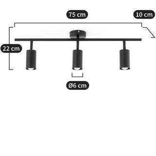 La Redoute Intérieurs Deckenleuchte Projoto mit 3 beweglichen Spots  