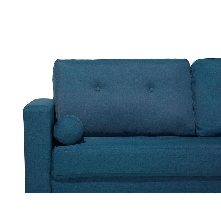 Beliani Canapé 2 places en Tissu Traditionnel KALMAR  