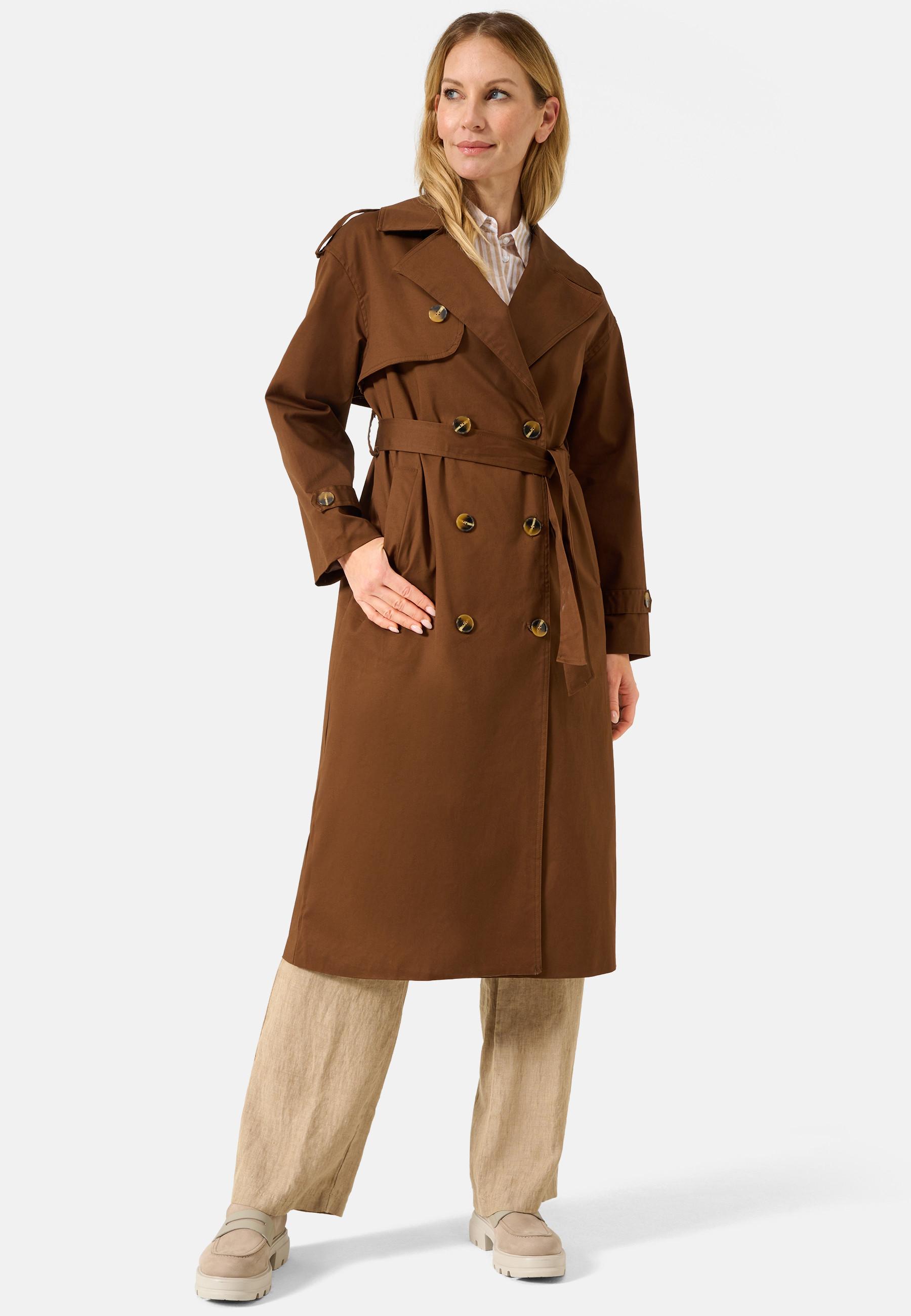 RICANO  Trench-coat s Greta, manteau à double boutonnage avec ceinture 