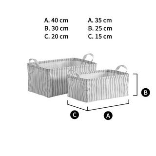 La Redoute Intérieurs 2er-Set Aufbewahrungsboxen Uzès  