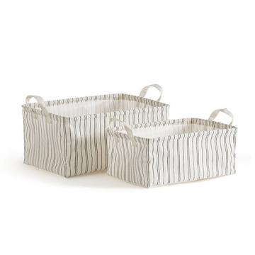 Lot de 2 paniers de rangement