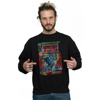 MARVEL  Ghost Rider Distressed Comic Cover Sweatshirt 