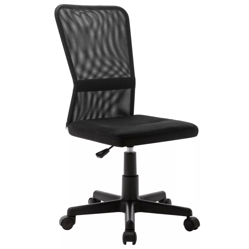 Chaise de bureau Noir 44x52x100 cm Tissu en maille