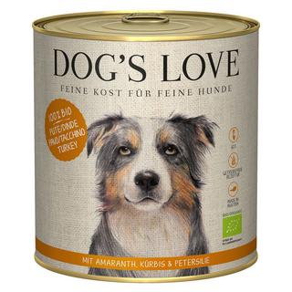 Dog's Love  BIO dinde amarante citrouille et persil - Multipack 