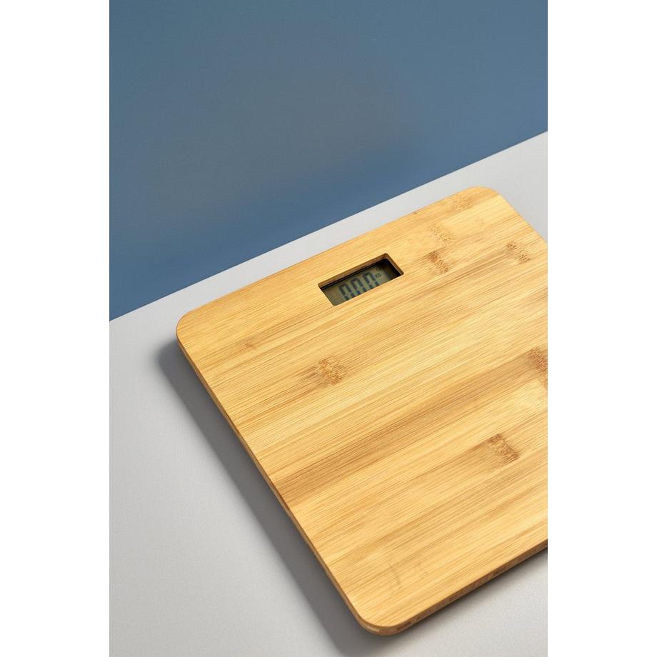 SCHOU  Pèse-personne bambou 