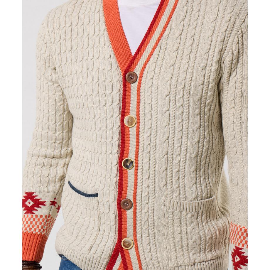 Joe Browns Cardigan Col V en Maille Torsadée  