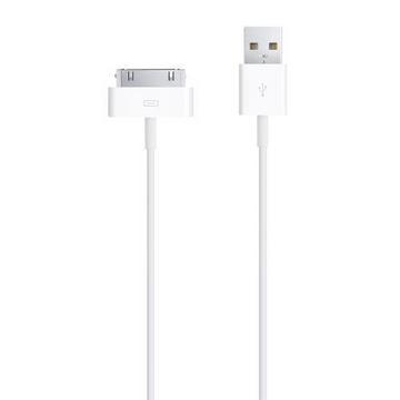 Kabel 30 Pin auf USB Apple 1m Weiß