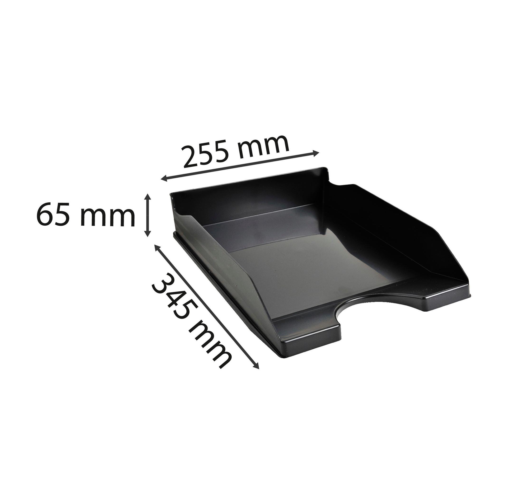 Exacompta Corbeille à courrier Ecotray Ecoblack x 10  