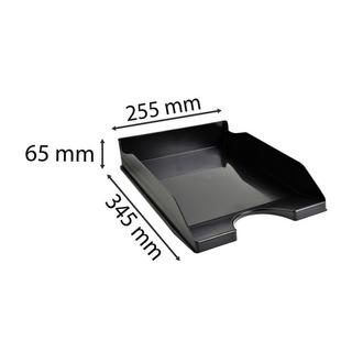 Exacompta Corbeille à courrier Ecotray Ecoblack x 10  