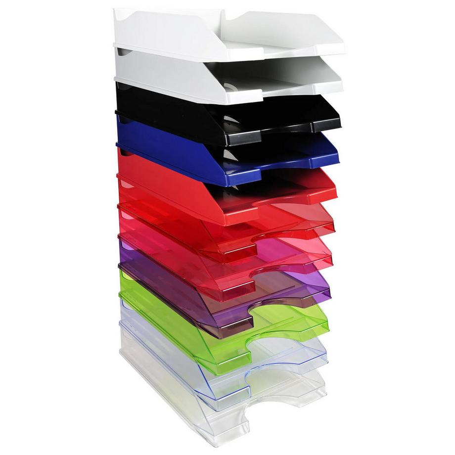 Exacompta ECOTRAY Vaschetta corris. ECOBlack nero - x 10  