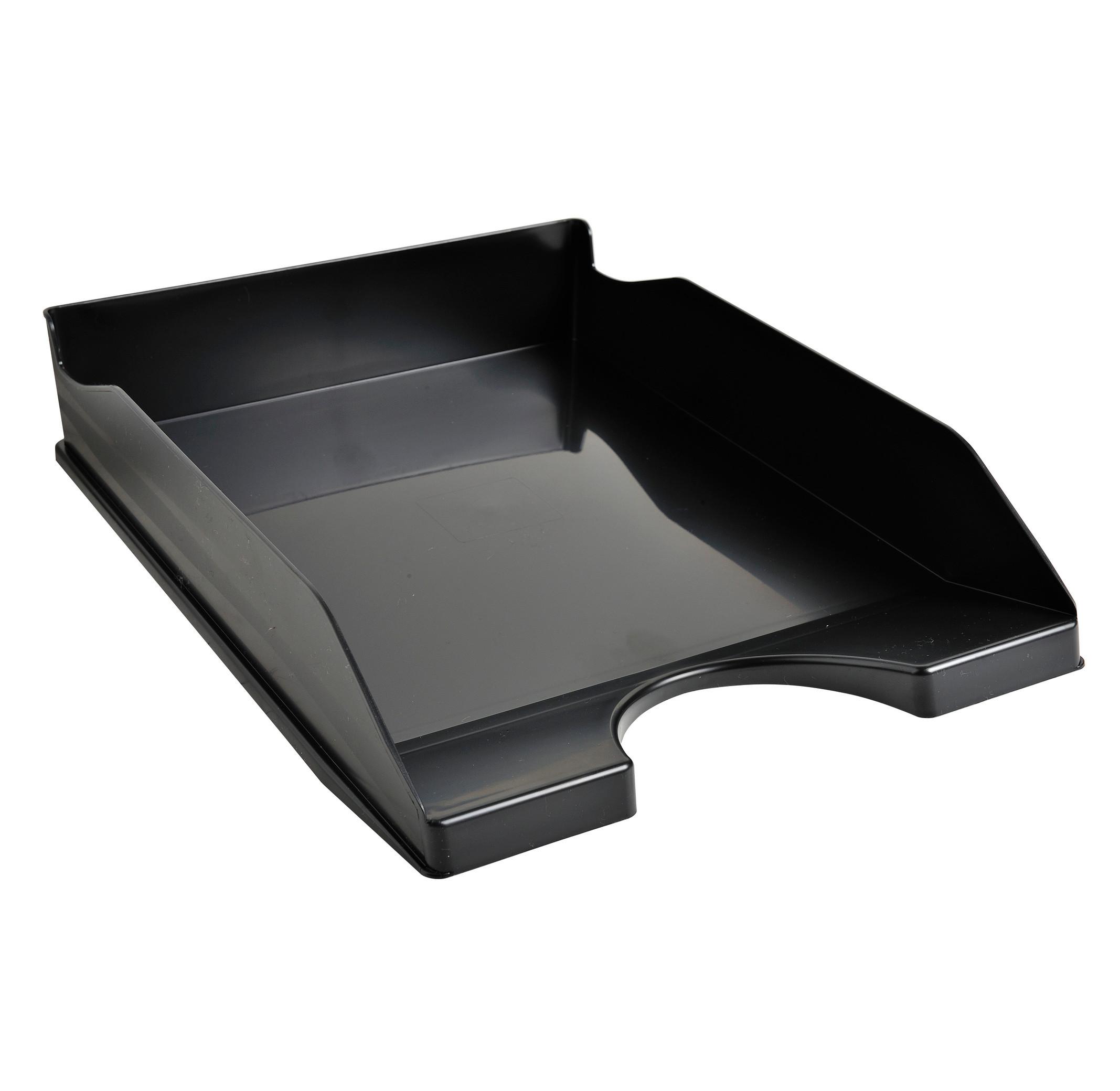 Exacompta Corbeille à courrier Ecotray Ecoblack x 10  