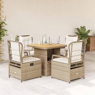 VidaXL Garten essgruppe poly-rattan  