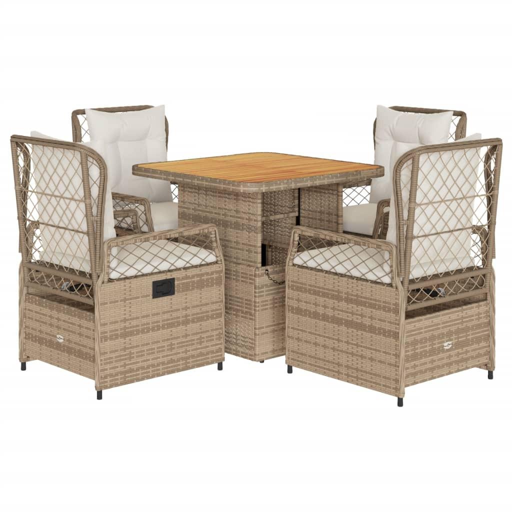 VidaXL Garten essgruppe poly-rattan  