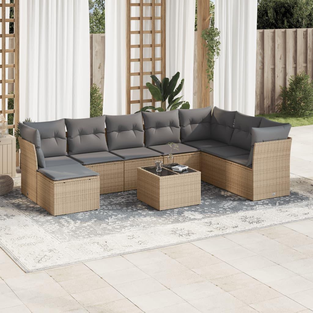 VidaXL Garten sofagarnitur poly-rattan  