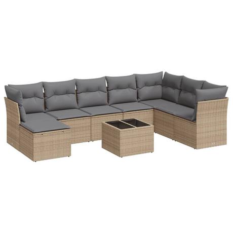 VidaXL Garten sofagarnitur poly-rattan  