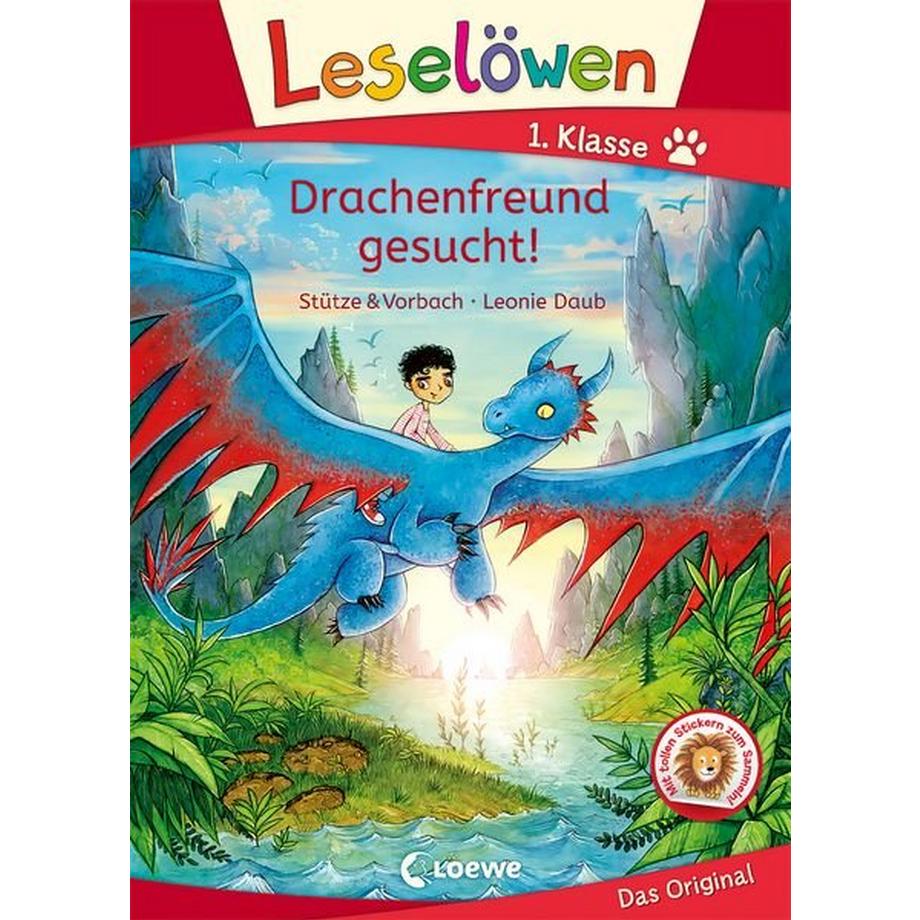 Leselöwen 1. Klasse - Drachenfreund gesucht! Stütze & Vorbach Gebundene Ausgabe 