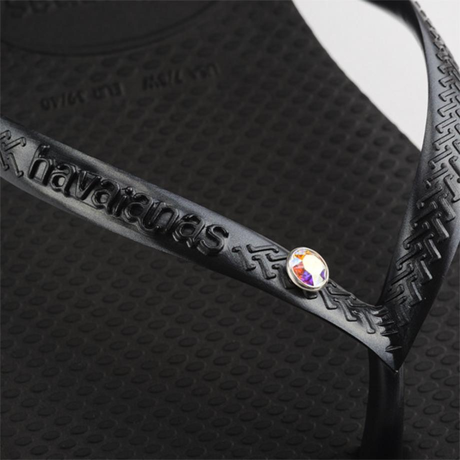 havaianas Slim Crystal Glamour Flip Flops  