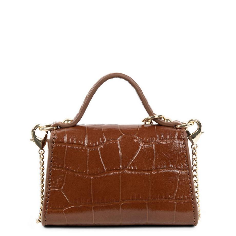 LANCASTER Foulonne PM Mini Portafoglio Goffrato Coccodrillo  