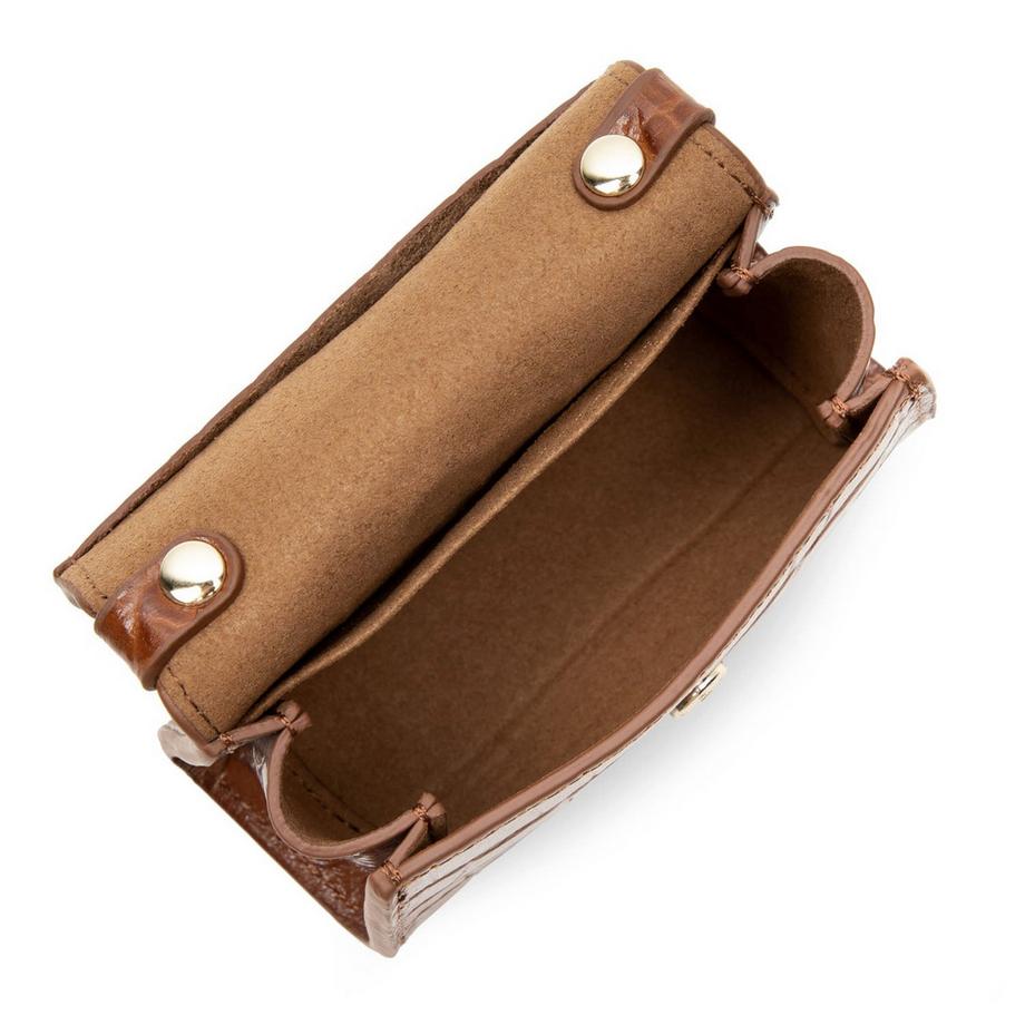 LANCASTER Foulonne PM Mini Portafoglio Goffrato Coccodrillo  