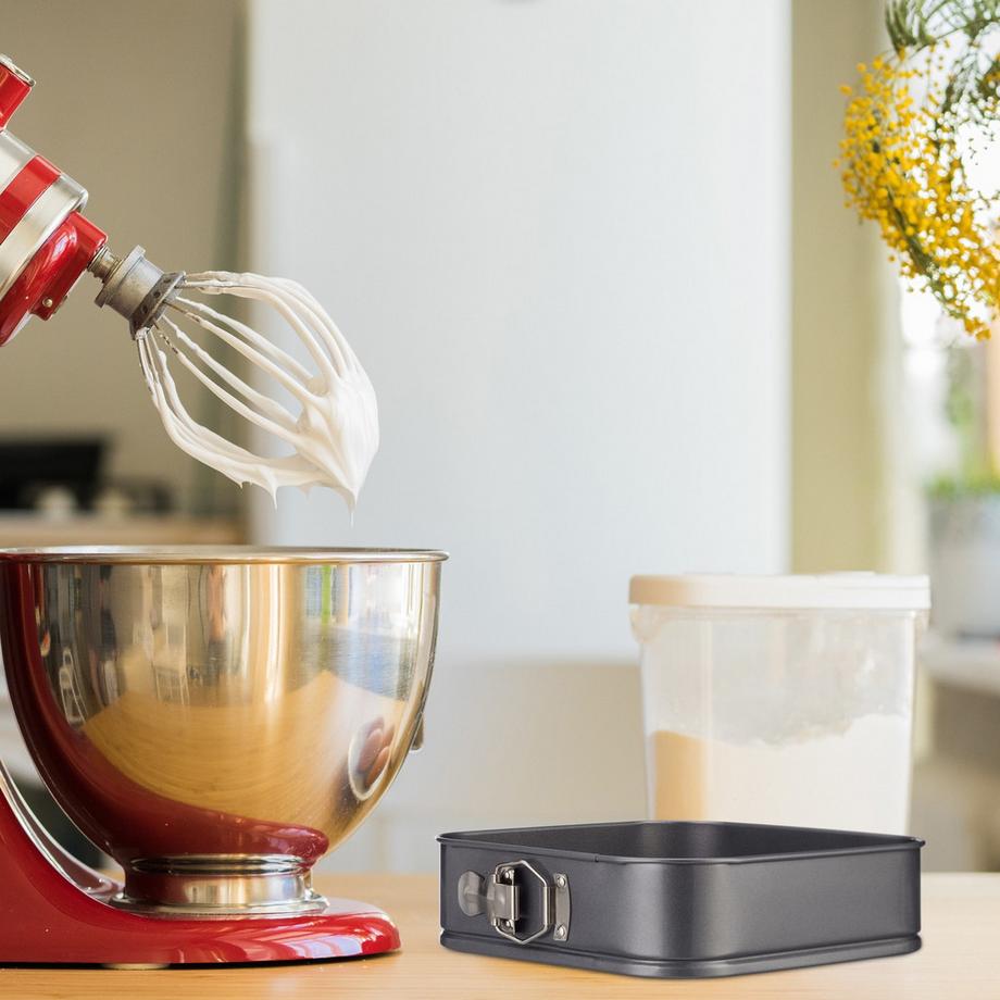 B2X Lot de 3 moules à pâtisserie carrés  