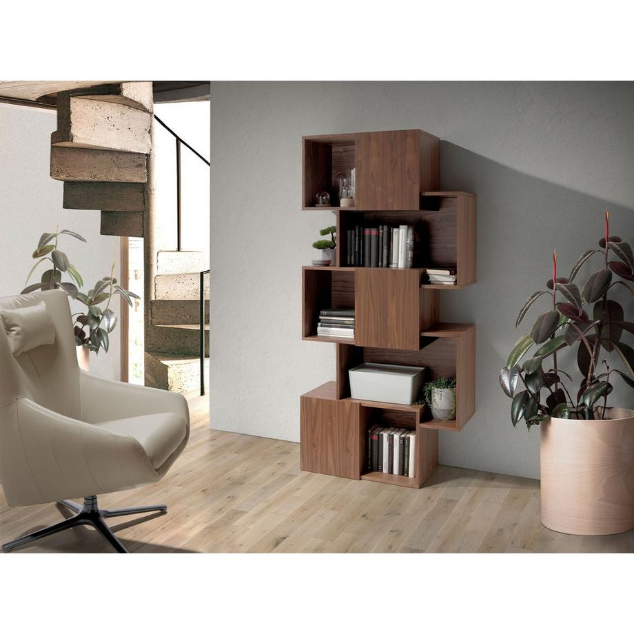 ANGEL CERDA Scaffale in legno di noce con ante  