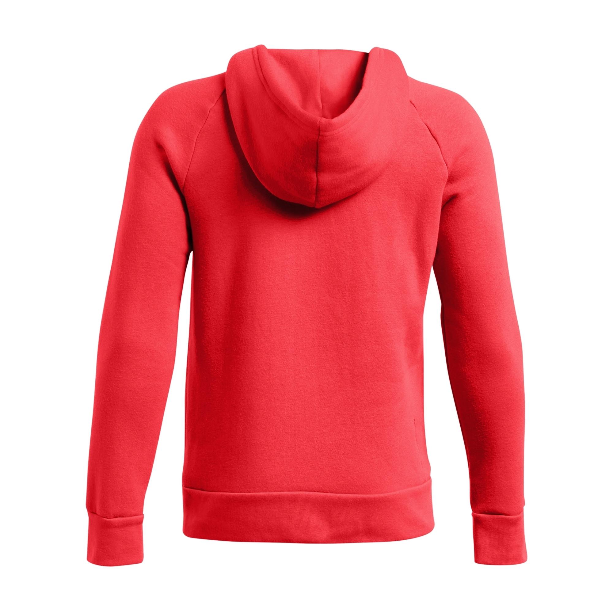 UNDER ARMOUR  felpa con cappuccio per bambini rival fleece big logo 