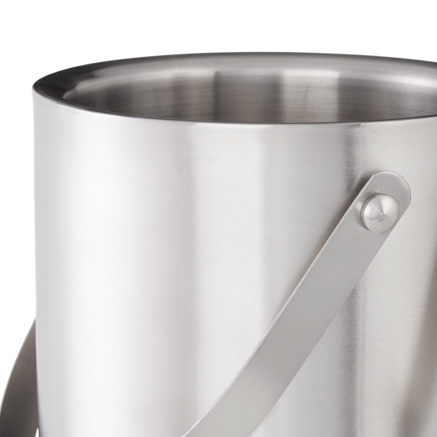 Northix Eiskübel mit Deckel und Zange, Eiswürfelbehälter, Weinkühler  