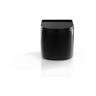 Vente-unique WC sospeso in Ceramica Nera brillante senza flangia - JAVOINE  
