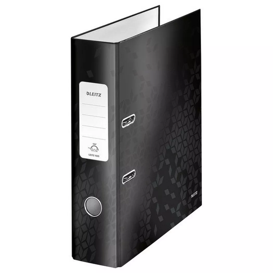 Leitz – Ordner 180° WOW 8cm A4, 21cm, Schwarz