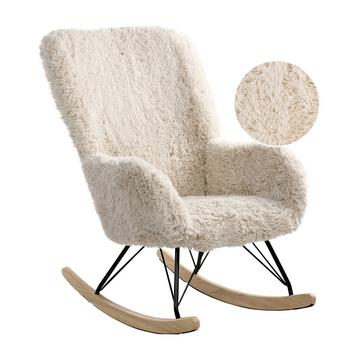Schaukelsessel aus Webpelz Landhausstil AKRA