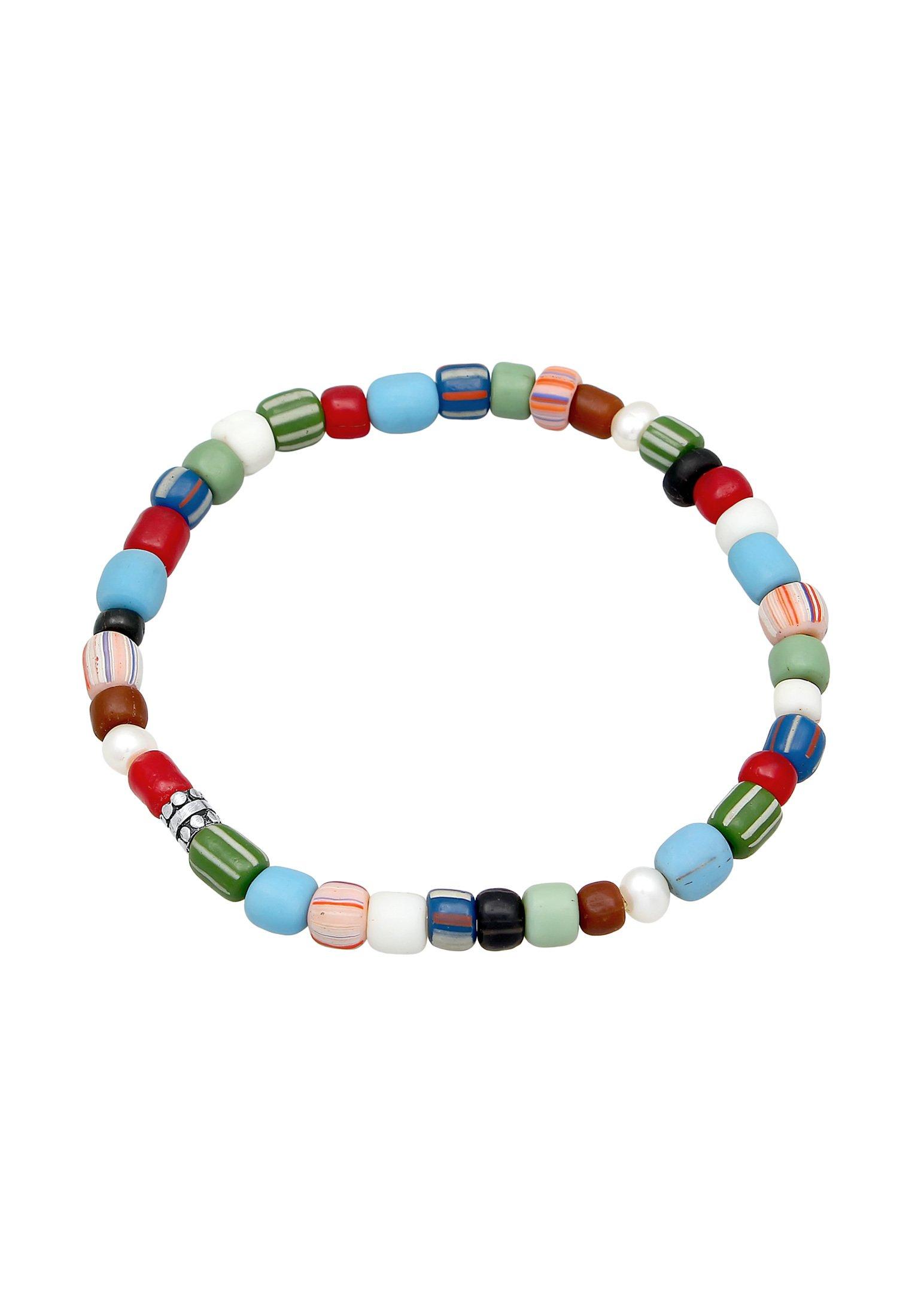 Kuzzoi  Armband Glas Beads Bunt Süßwasserperlen 