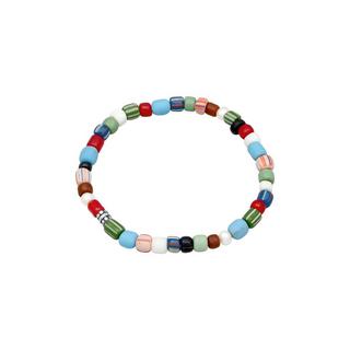 Kuzzoi  Armband Glas Beads Bunt Süßwasserperlen 