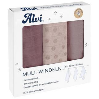 Alvi  3er Set BIO Mullwindeln 