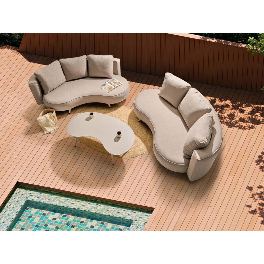 Beliani Set divani con tavolino en Olefina Retrò PARORI  